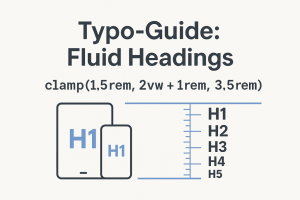 Typo‑Guide: Fluid Headings